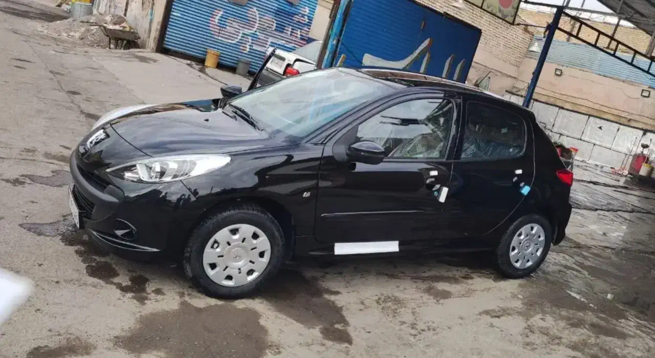 207i مشکی TU5P - سقف فلزی - 1404 - خشک|خودرو سواری و وانت|اردبیل, |دیوار