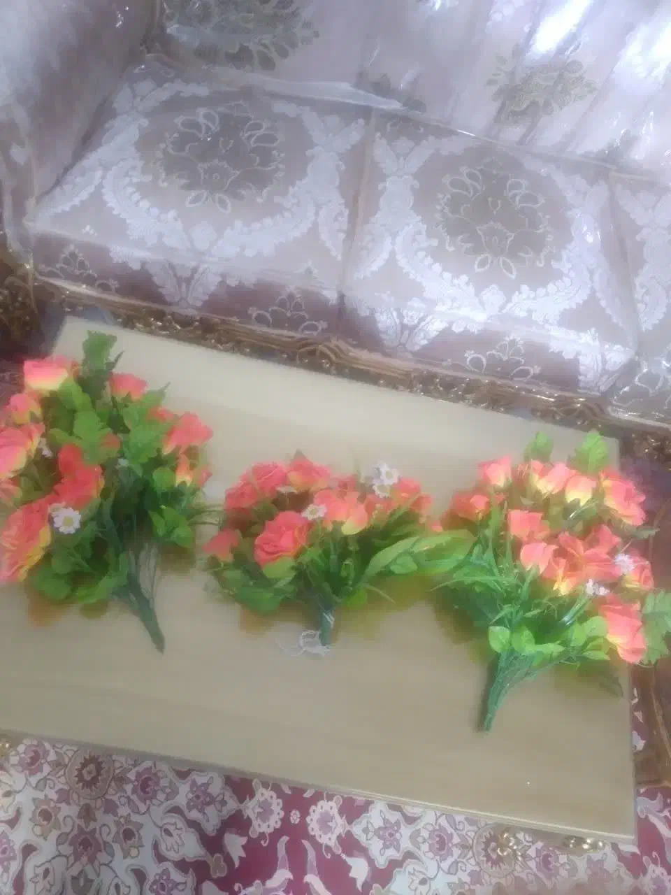 دسته گل سه تیکه|گل مصنوعی|تهران, فلاح|دیوار
