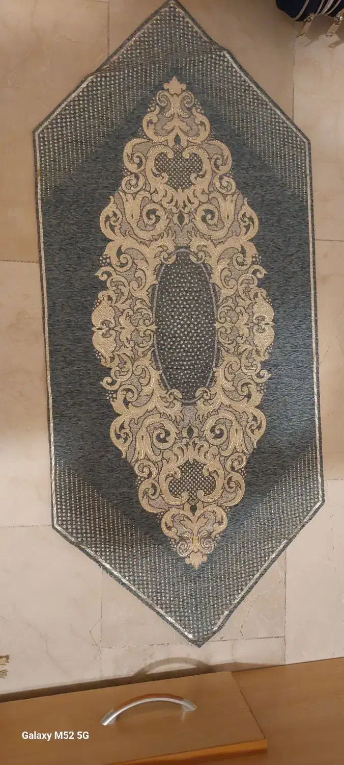 رومیزی ترمه کار اصفهان چهار تکه|پرده، رانر، رومیزی|تهران, دربند|دیوار