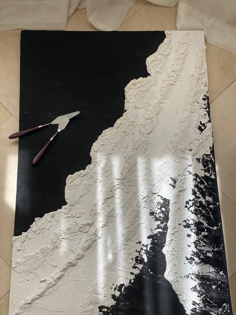 تابلو موج|تابلو، نقاشی، عکس|تهران, فرمانیه|دیوار