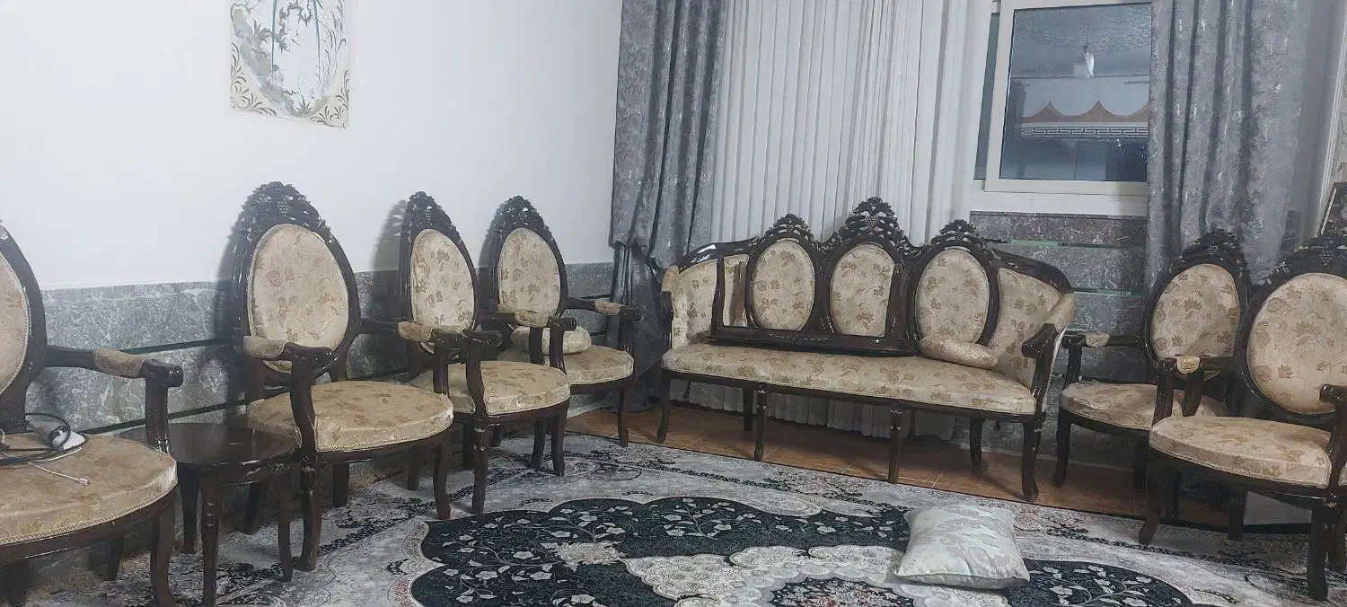 مبل سلطنتی|مبلمان خانگی و میز عسلی|برخوار, |دیوار