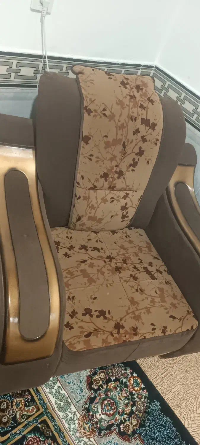 مبل هفت نفره در حد نو|مبلمان خانگی و میز عسلی|گرگان, |دیوار