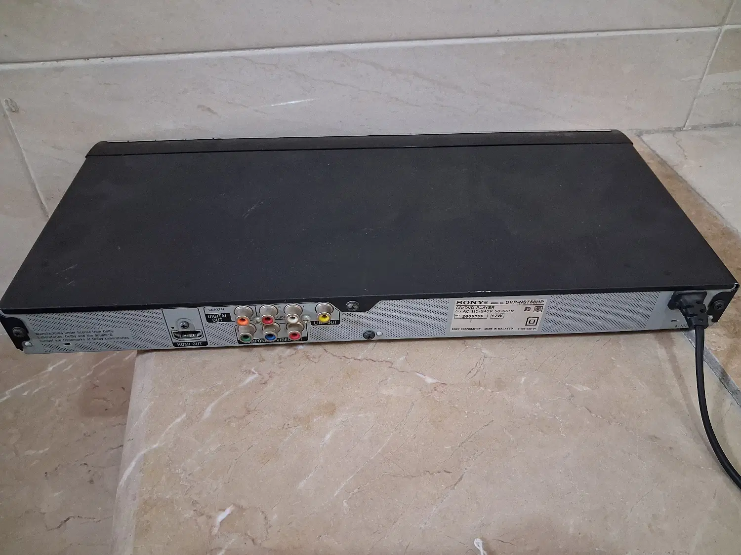 DVD PLAYER SONY|پخش‌کننده DVD و ویدیو|رشت, چله خانه|دیوار