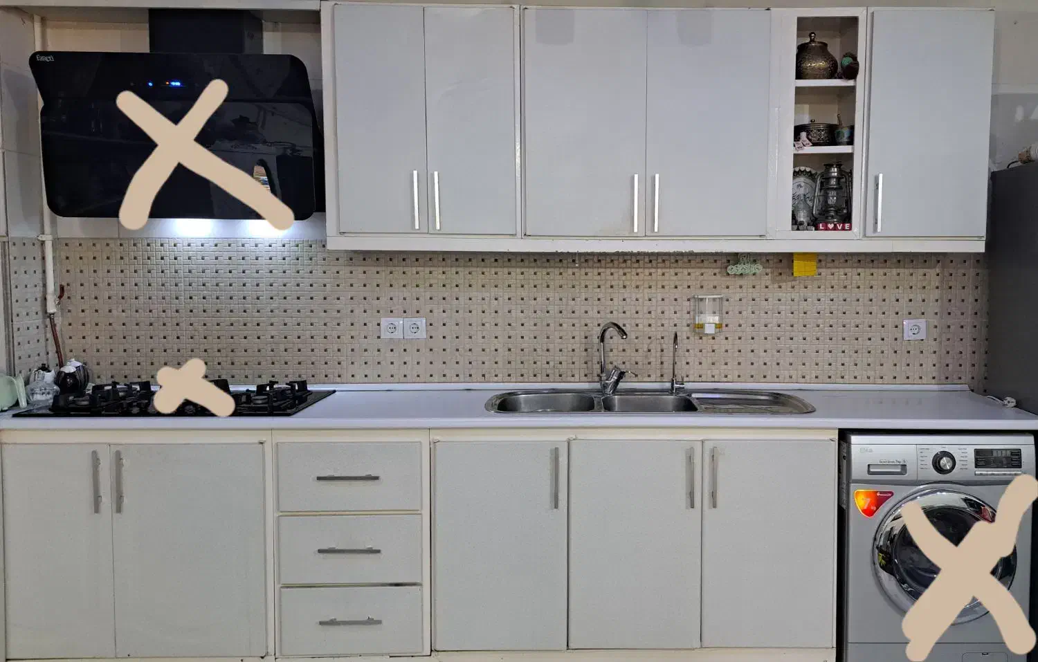 کابینت،سینک ظرفشویی،صفحه تاپس|مصالح و تجهیزات ساختمان|علی‌آباد کتول, |دیوار