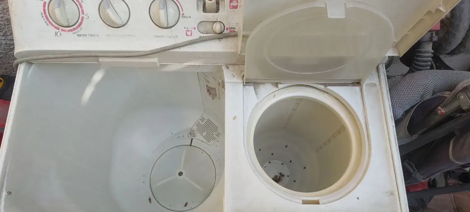 ماشین لباسشویی دو قلو توشیبا|ماشین لباسشویی و خشک‌کن لباس|مشهد, حسین‌آباد|دیوار