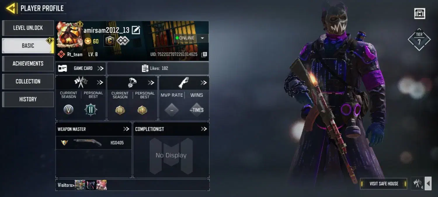 اکانت کالاف|کنسول، بازی ویدئویی و آنلاین|شیراز, بعثت|دیوار