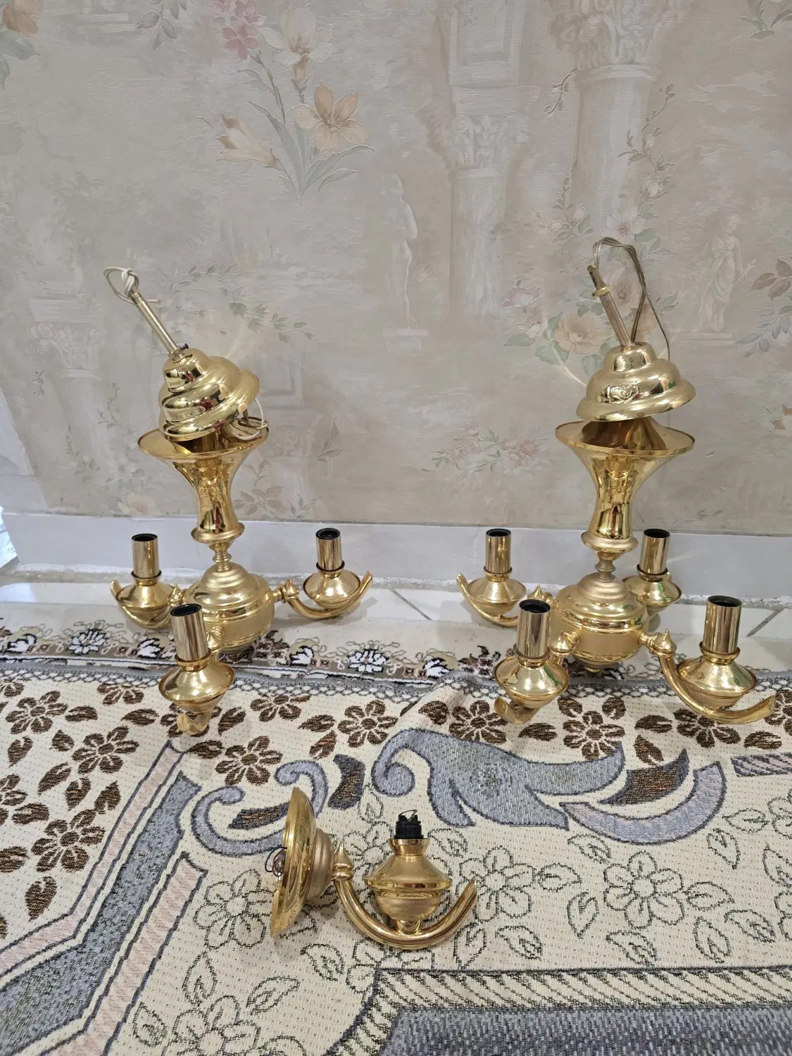 ۳ عدد لوستر|لوستر و چراغ آویز|شیراز, دکتر حسابی|دیوار