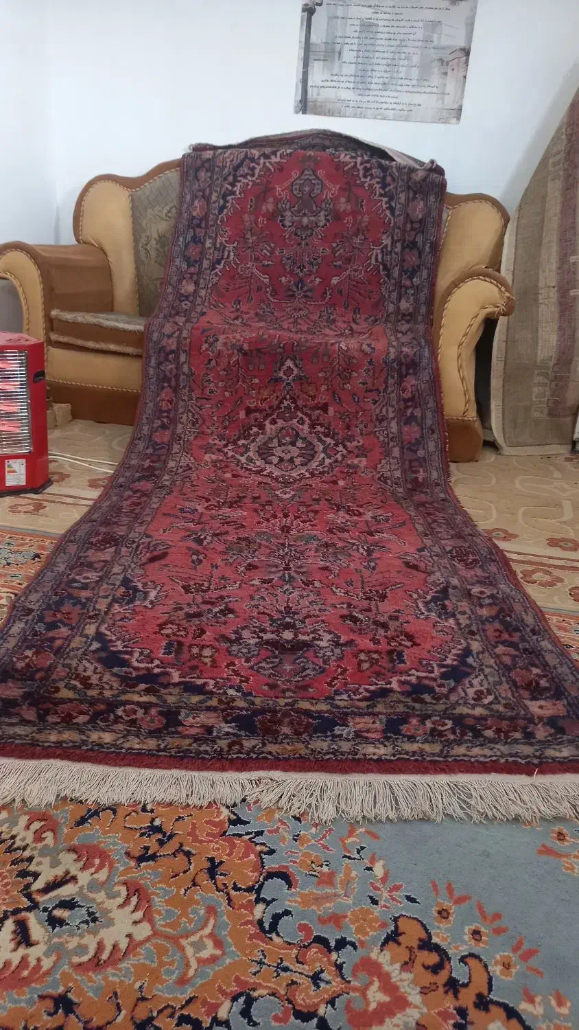 فرش دست بافت ۵۰ ساله|فرش|نظرآباد, شهرک سید جمال الدین|دیوار