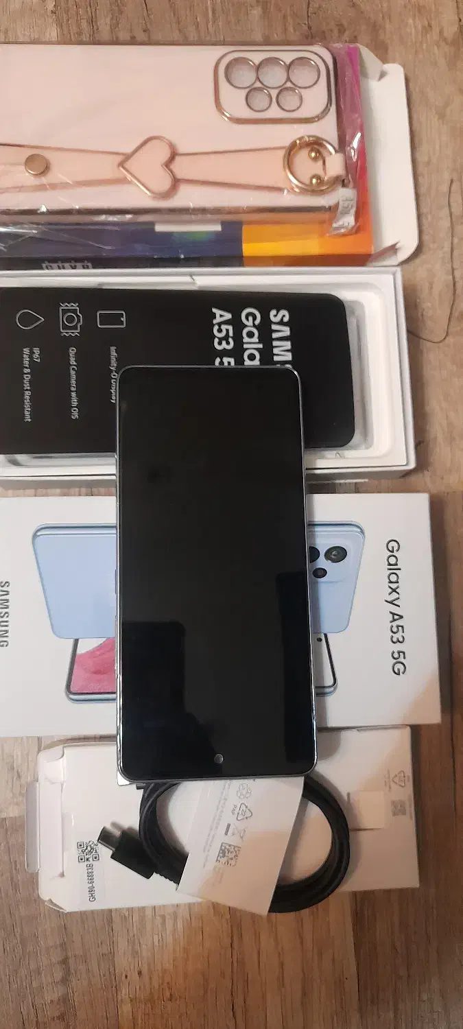 گوشی سامسونگ a53 تر تمیز بدون رنگ|موبایل|رشت, دیلمان|دیوار