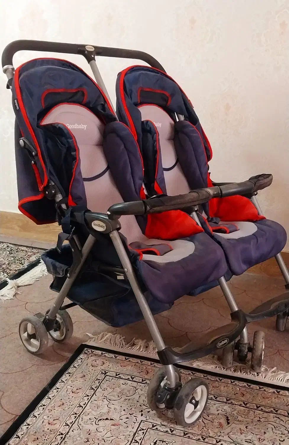 کالسکه دوقلو خارجی|کالسکه و لوازم جانبی|قم, عمار یاسر|دیوار