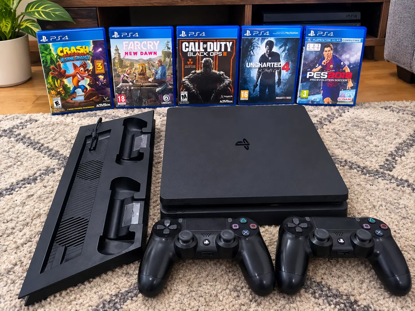ps4 slim 500G|کنسول، بازی ویدئویی و آنلاین|بندر انزلی, نیمه شعبان|دیوار