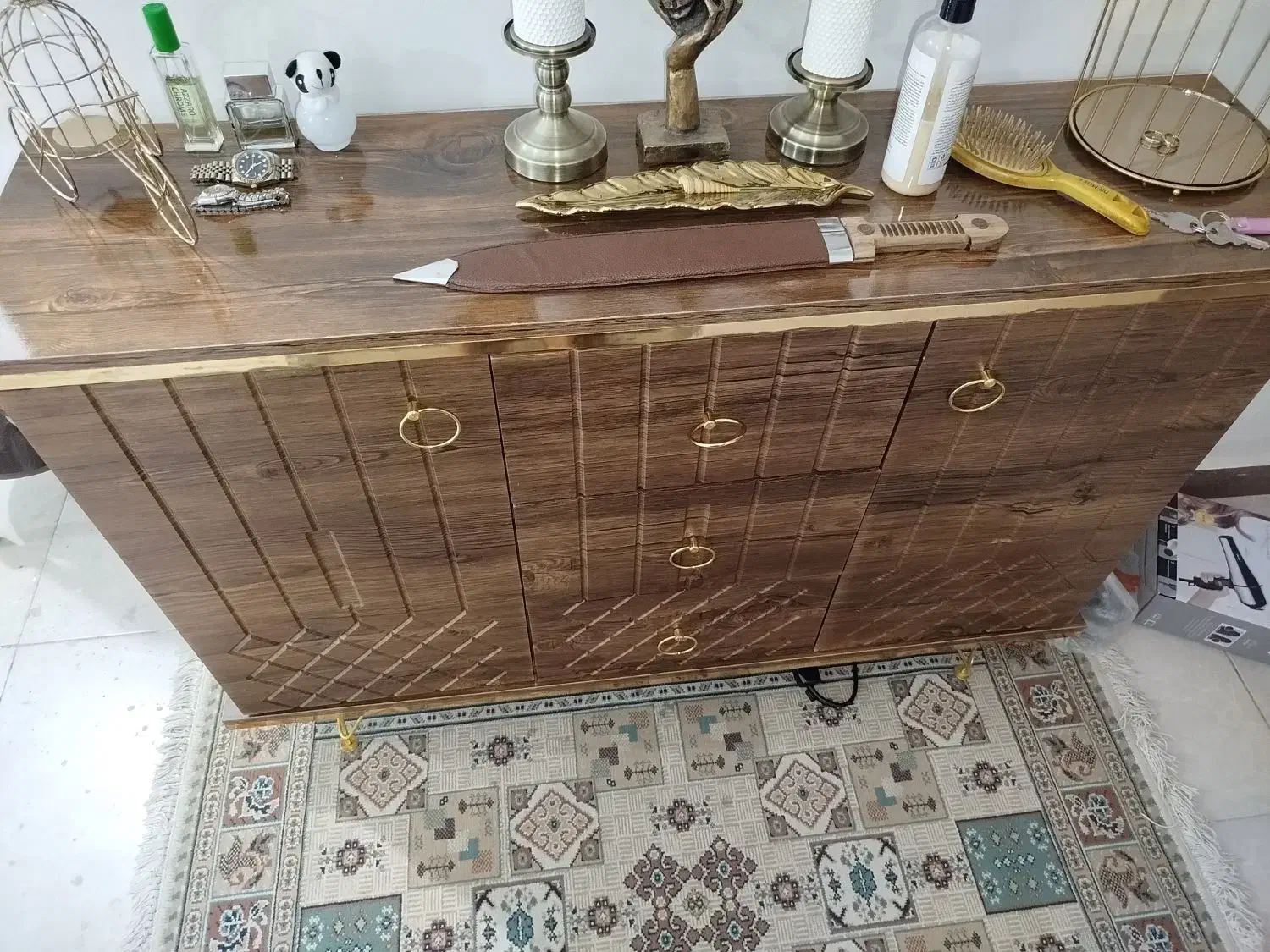 ست کامل چوب|بوفه، ویترین، کنسول|خرمآباد, |دیوار