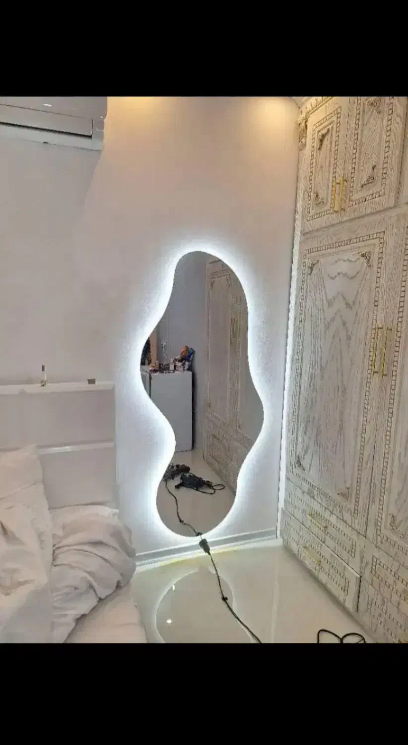 طراحی آینه بک لایت ونصب انواع آیینه|آینه|مشهد, جانباز|دیوار