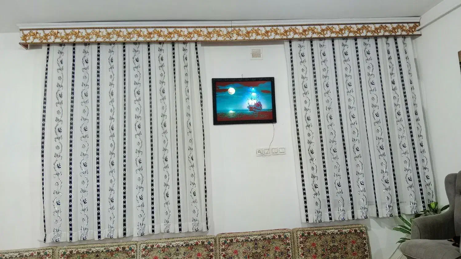 پرده و کتیبه|پرده، رانر، رومیزی|دهگلان, |دیوار