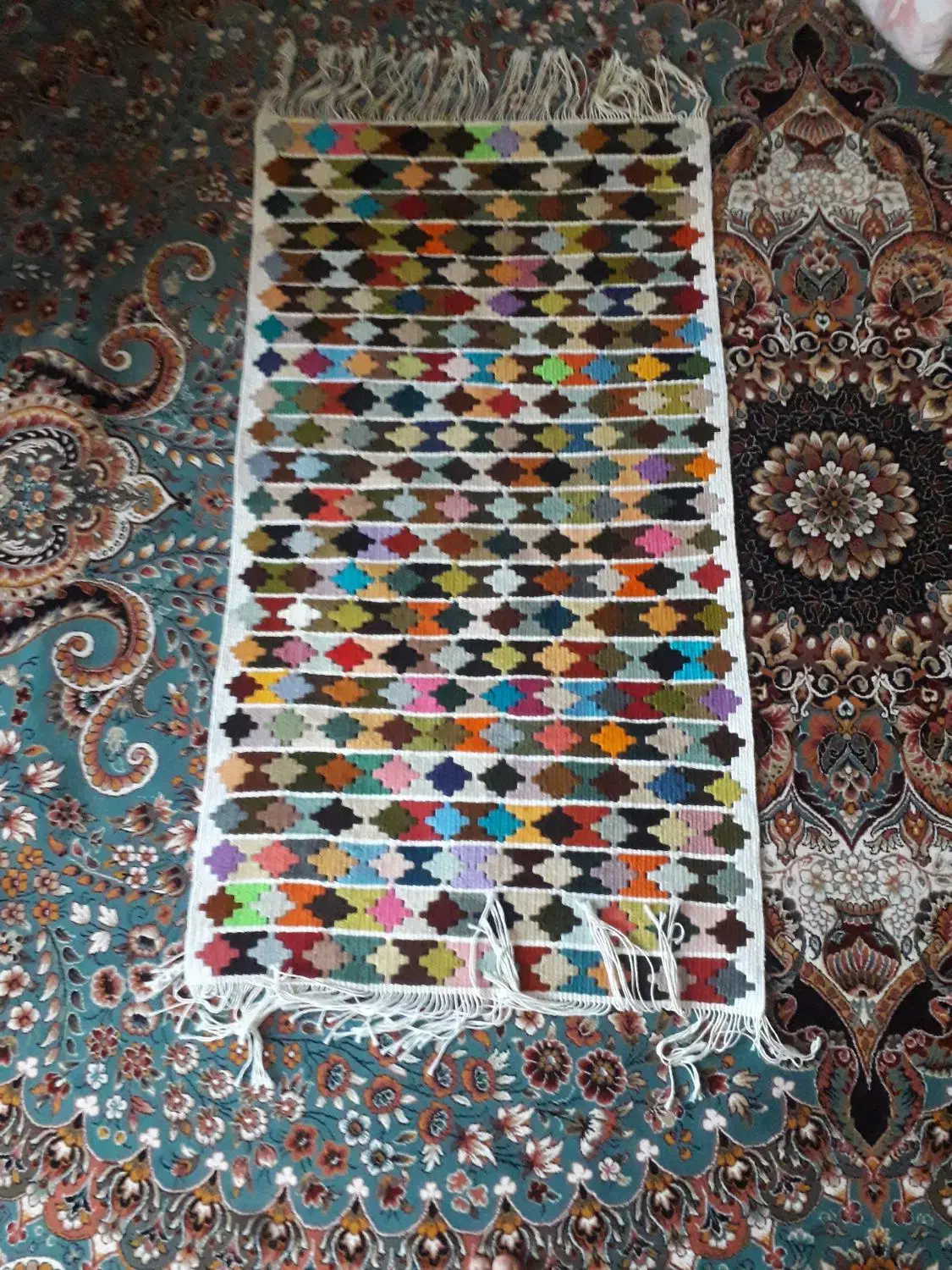 گلیم ۱۱۴در۶۴|گلیم، جاجیم، گبه|اردبیل, |دیوار