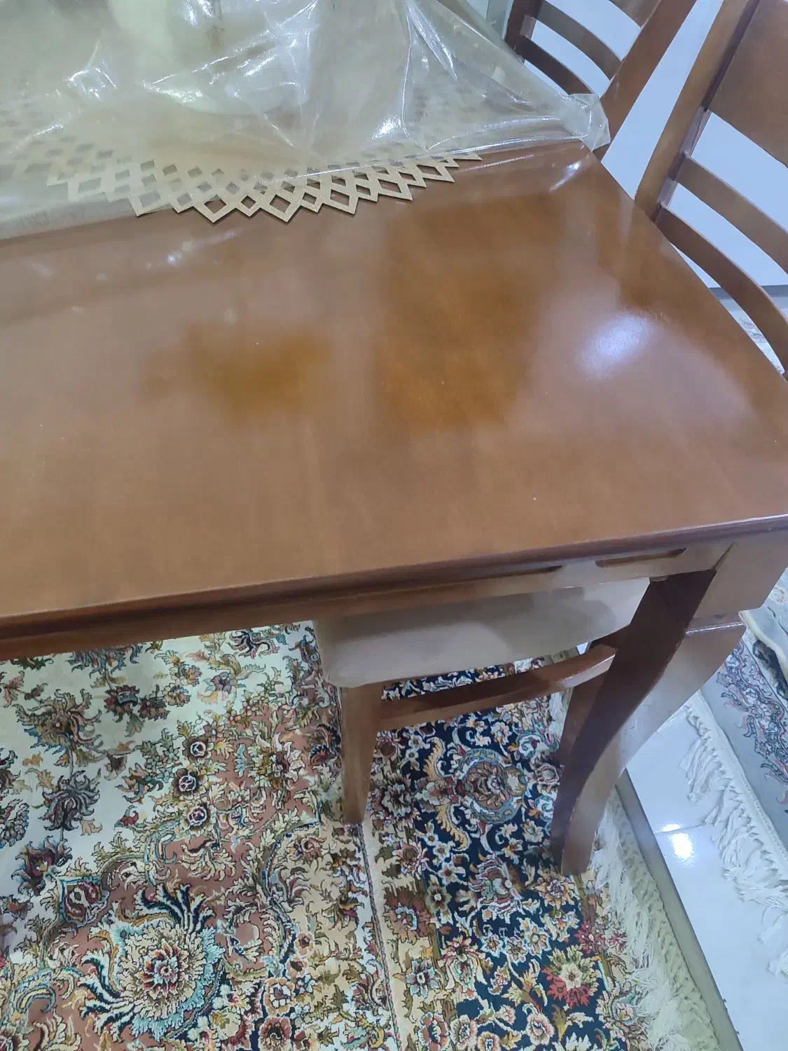 میز نهار خوری 6  نفره کاملا چوب|میز و صندلی غذاخوری|بوکان, |دیوار