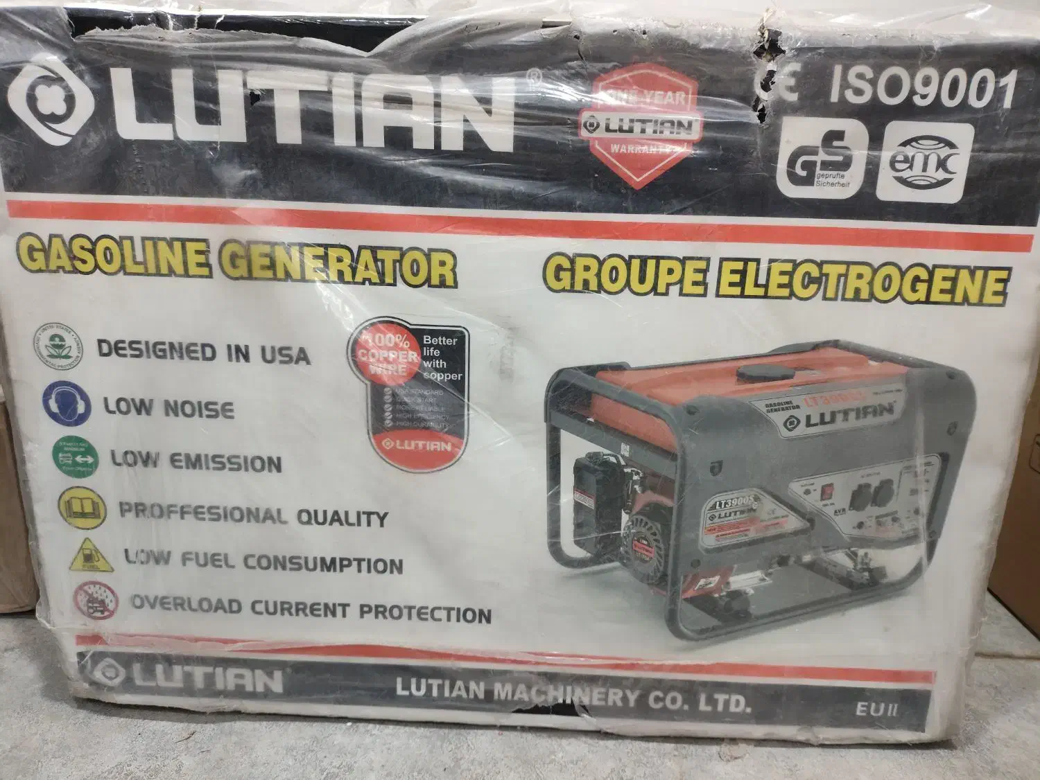 موتور برق LUTIAN ۳.۵KW سیم‌پیچ ۱۰۰٪ مس|ماشین‌آلات صنعتی|پاسارگاد, |دیوار