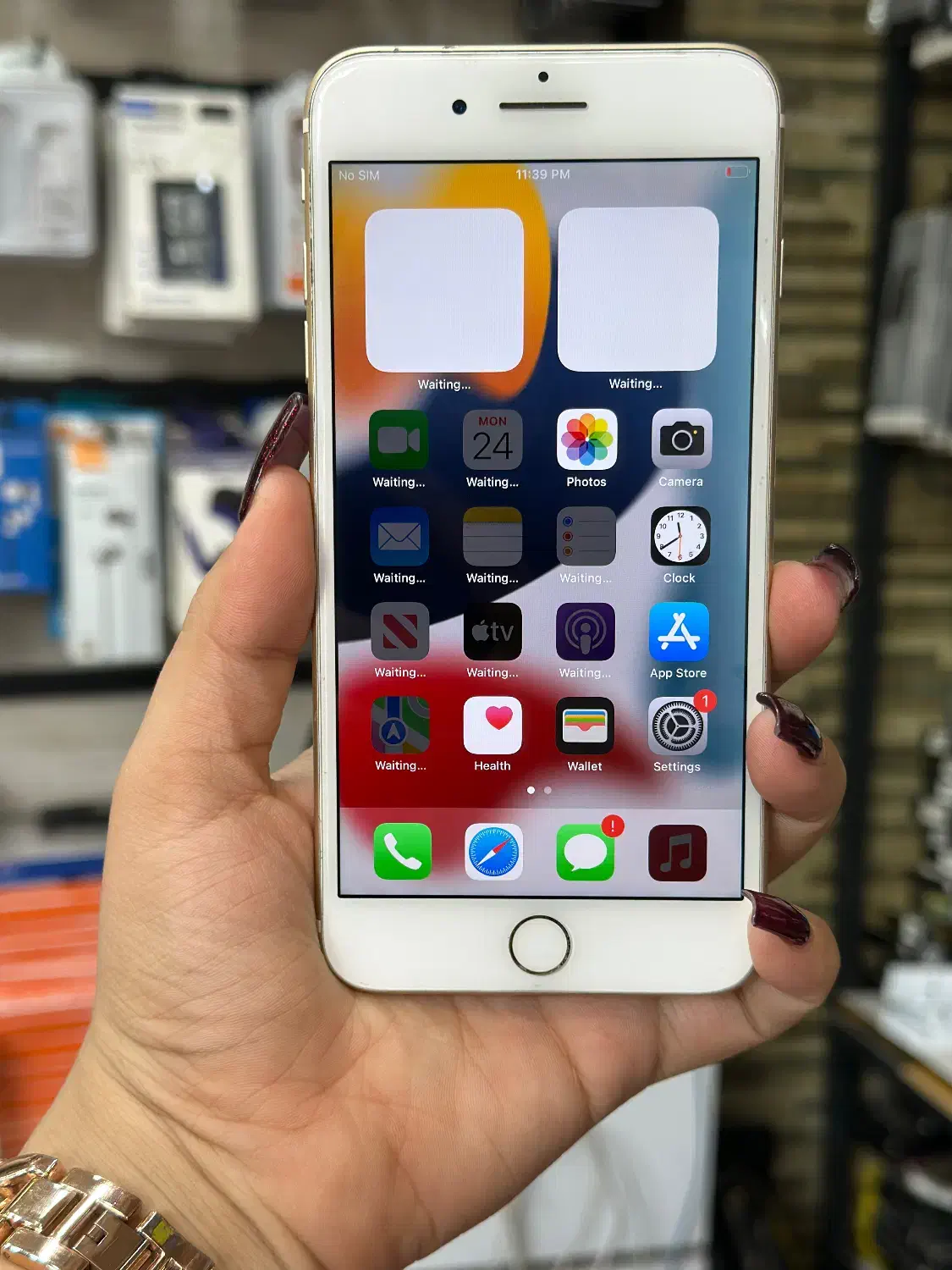 آیفونiphone 7plus باطری100%کاملا سالم بدون ایراد|موبایل|تبریز, |دیوار