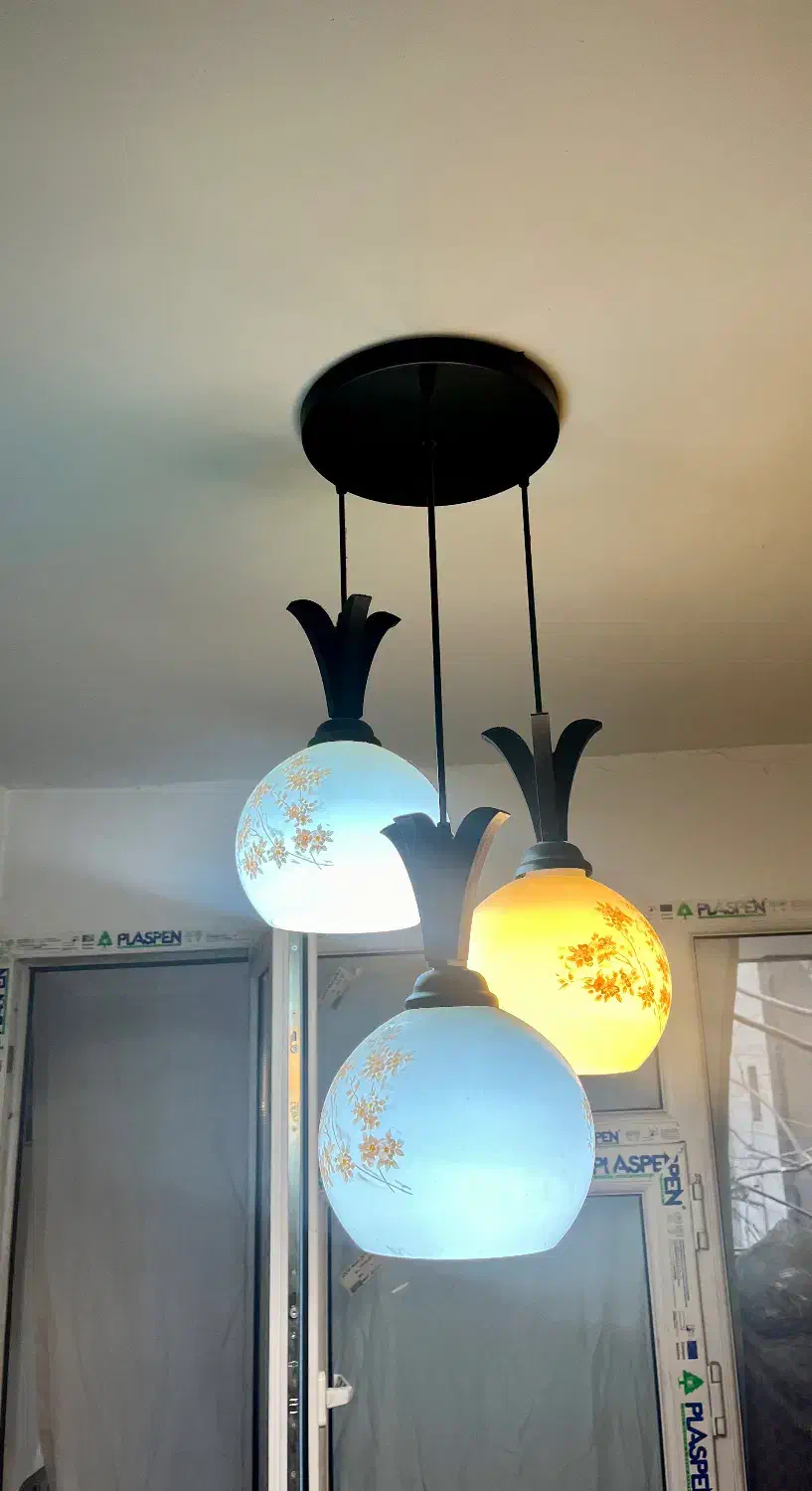 چراغ آویز سه شعله|لوستر و چراغ آویز|تهران, امیریه|دیوار