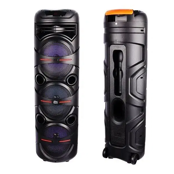 اسپیکر پارتی باکس چرخ دار میکروفون و کنترل|سیستم صوتی خانگی|اراک, |دیوار