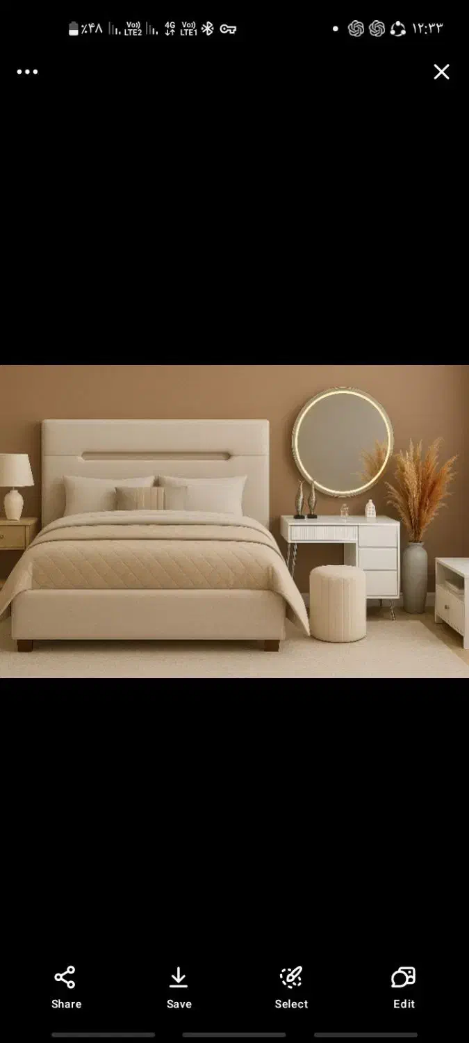 تولیدی سرویس خواب|تخت و سرویس خواب|کاشان, باغ فین|دیوار