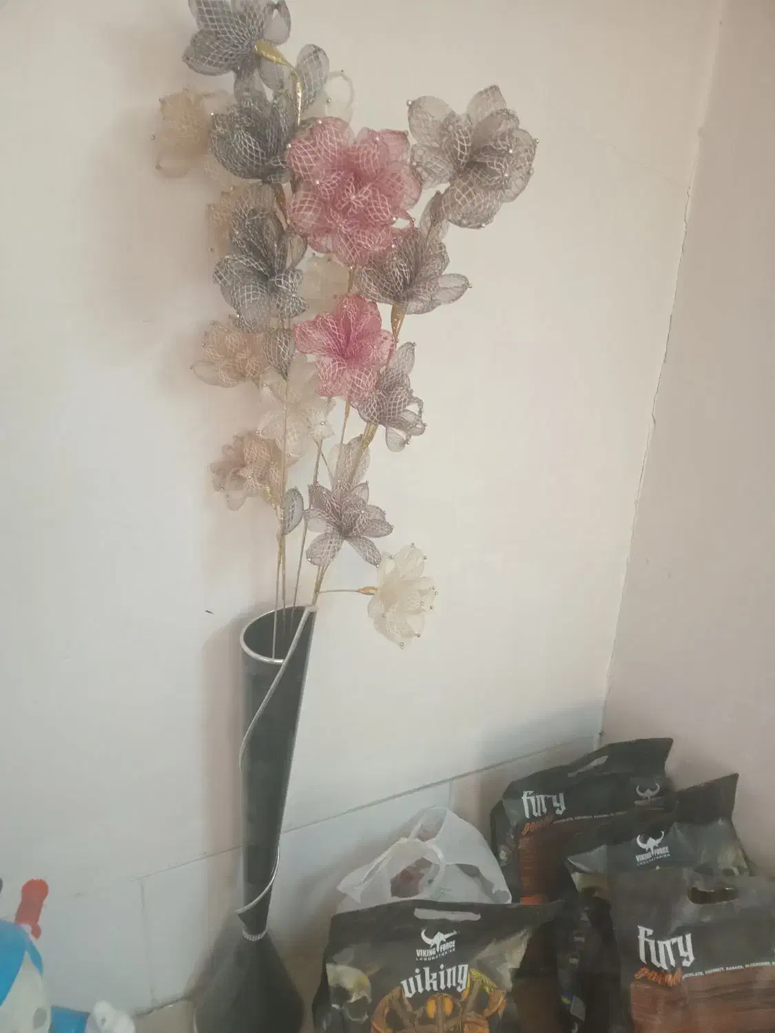 گل گلدان|گل مصنوعی|الیگودرز, |دیوار