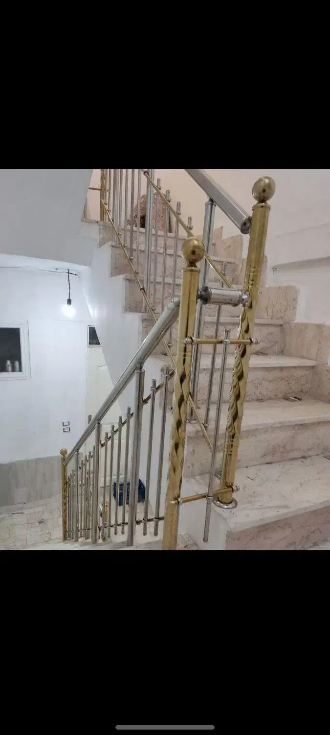 نرده استیل راه پله|خدمات پیشه و مهارت|کرمانشاه, |دیوار