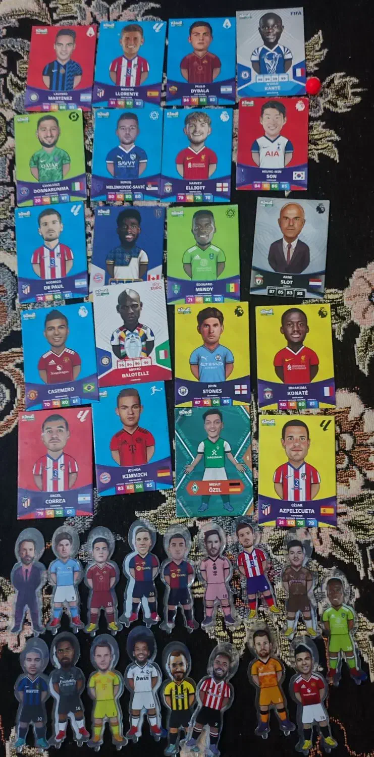 کارت های فوتبالیستی|اسباب‌‌بازی|آبادان, |دیوار