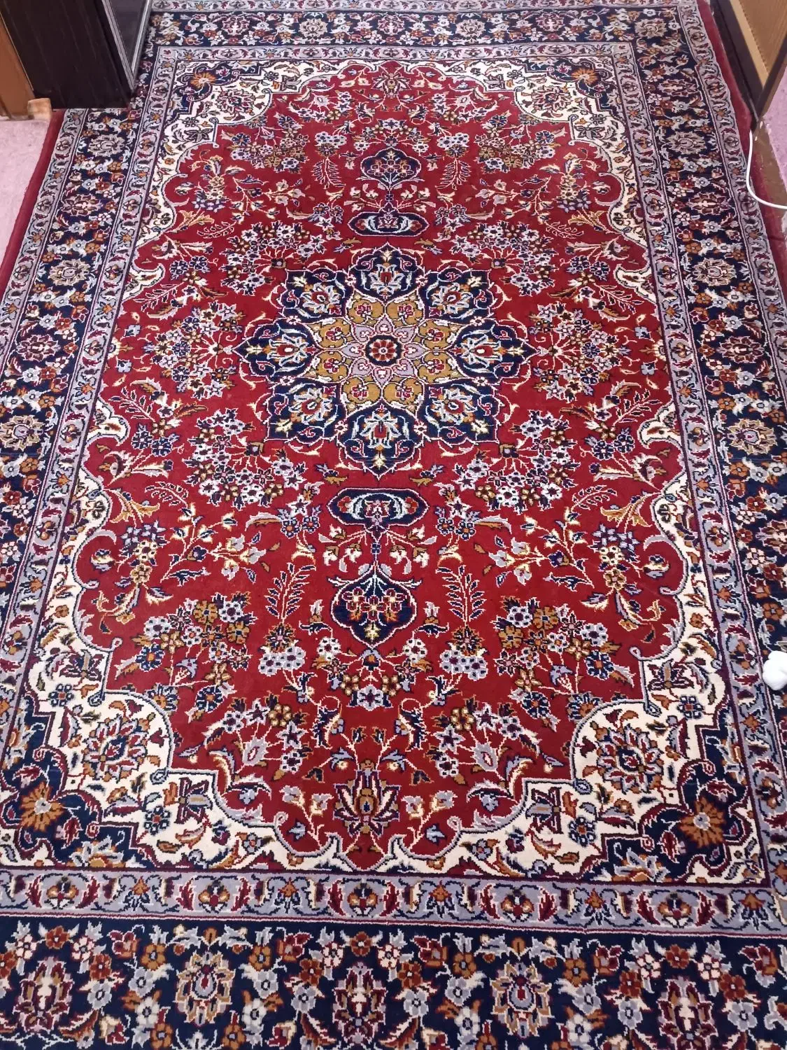 دوعدد فرش 6متری تمیز|فرش|شوشتر, |دیوار