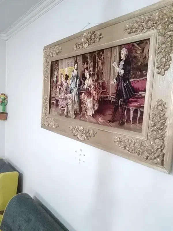 تابلو فرش درجه یک|تابلو فرش|شاهین‌شهر, فدک|دیوار