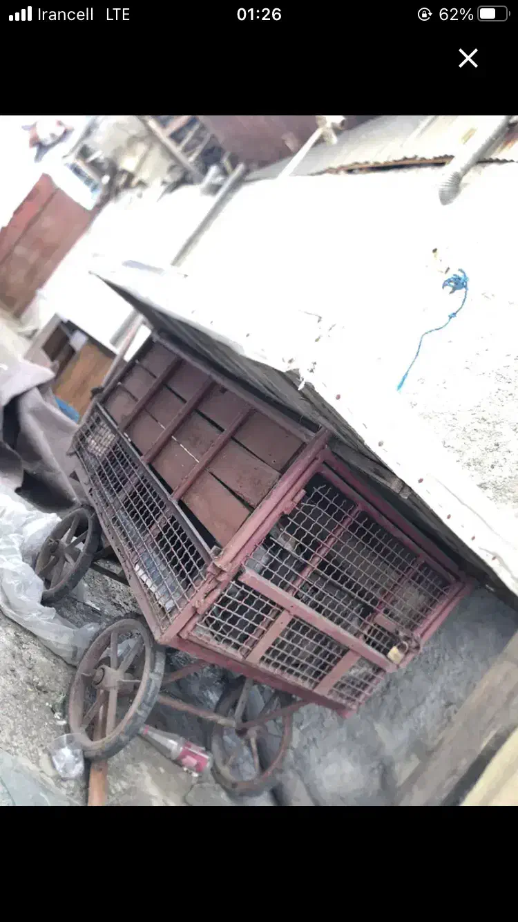 گاری آهنی|ابزارآلات|رشت, حمیدیان|دیوار