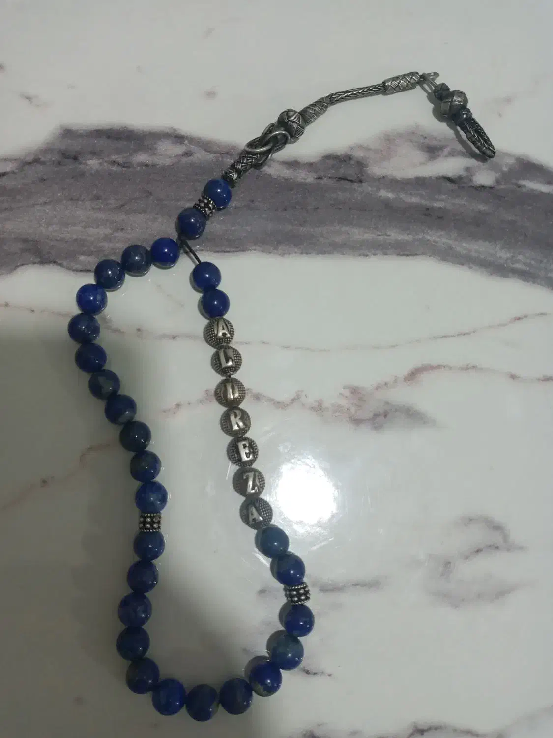 تسبیح دونه نقره اسم دار|جواهرات|کرج, عظیمیه|دیوار