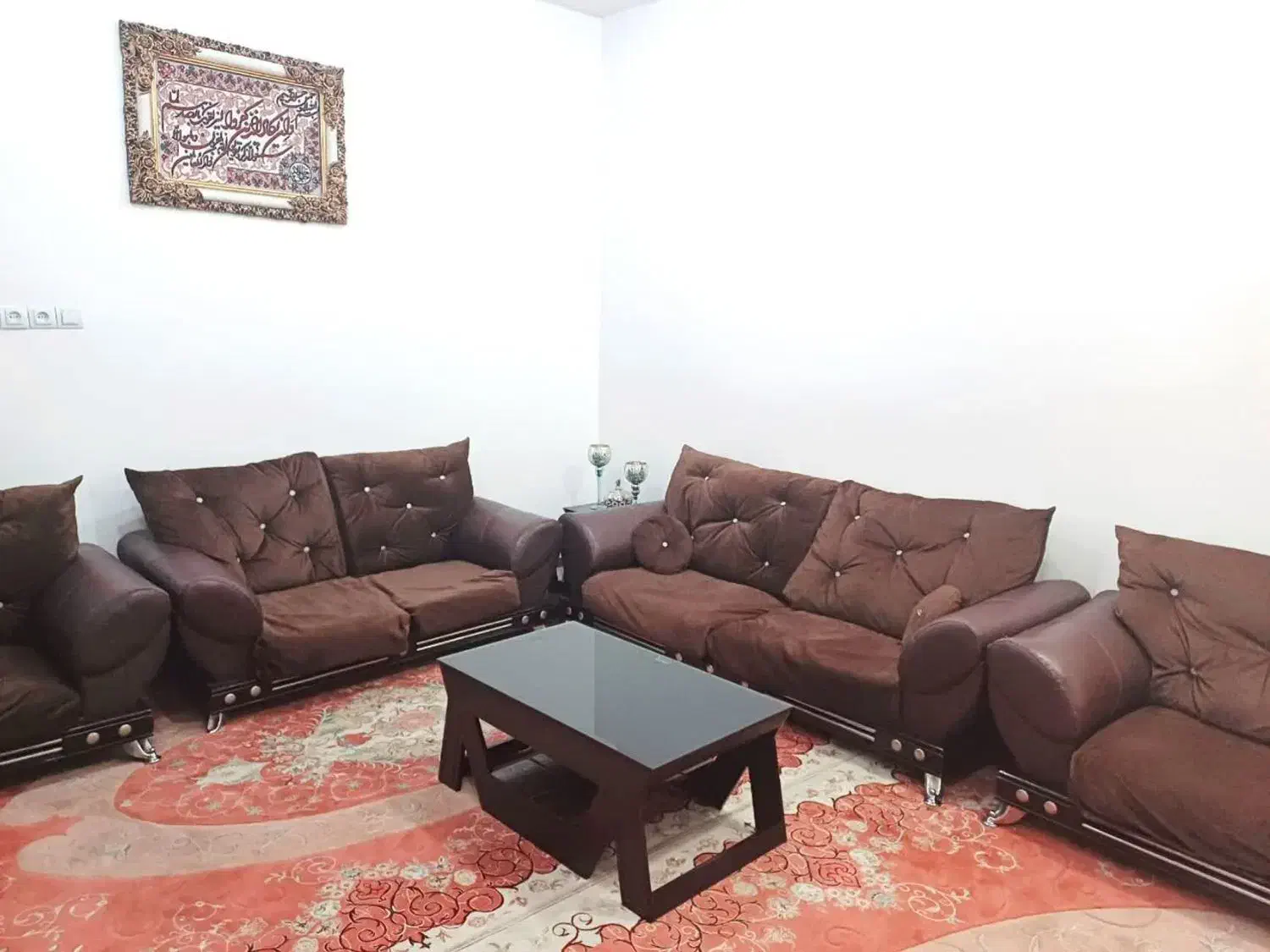 مبل ۷نفره تمیزو مناسب|مبلمان خانگی و میز عسلی|اهواز, طالقانی|دیوار