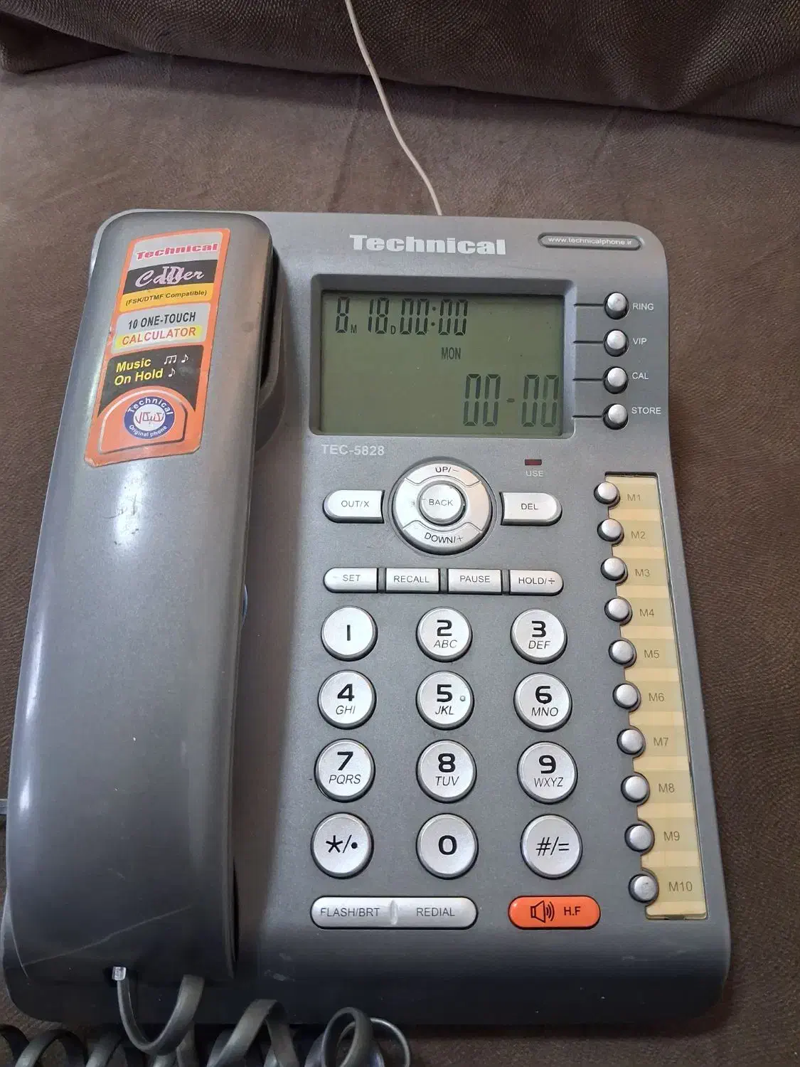 تلفن رومیزی تکنیکال مدل۵۸۲۸|تلفن رومیزی|کرج, المهدی|دیوار