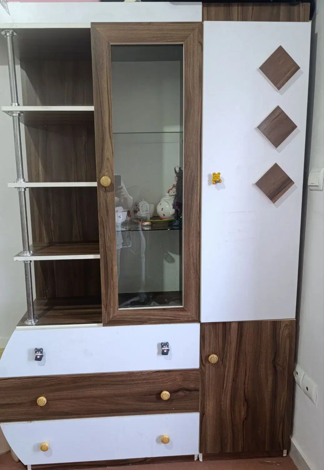 کمدبچه دوتیکه|جاکفشی، کمد، دراور|آزادشهر, |دیوار