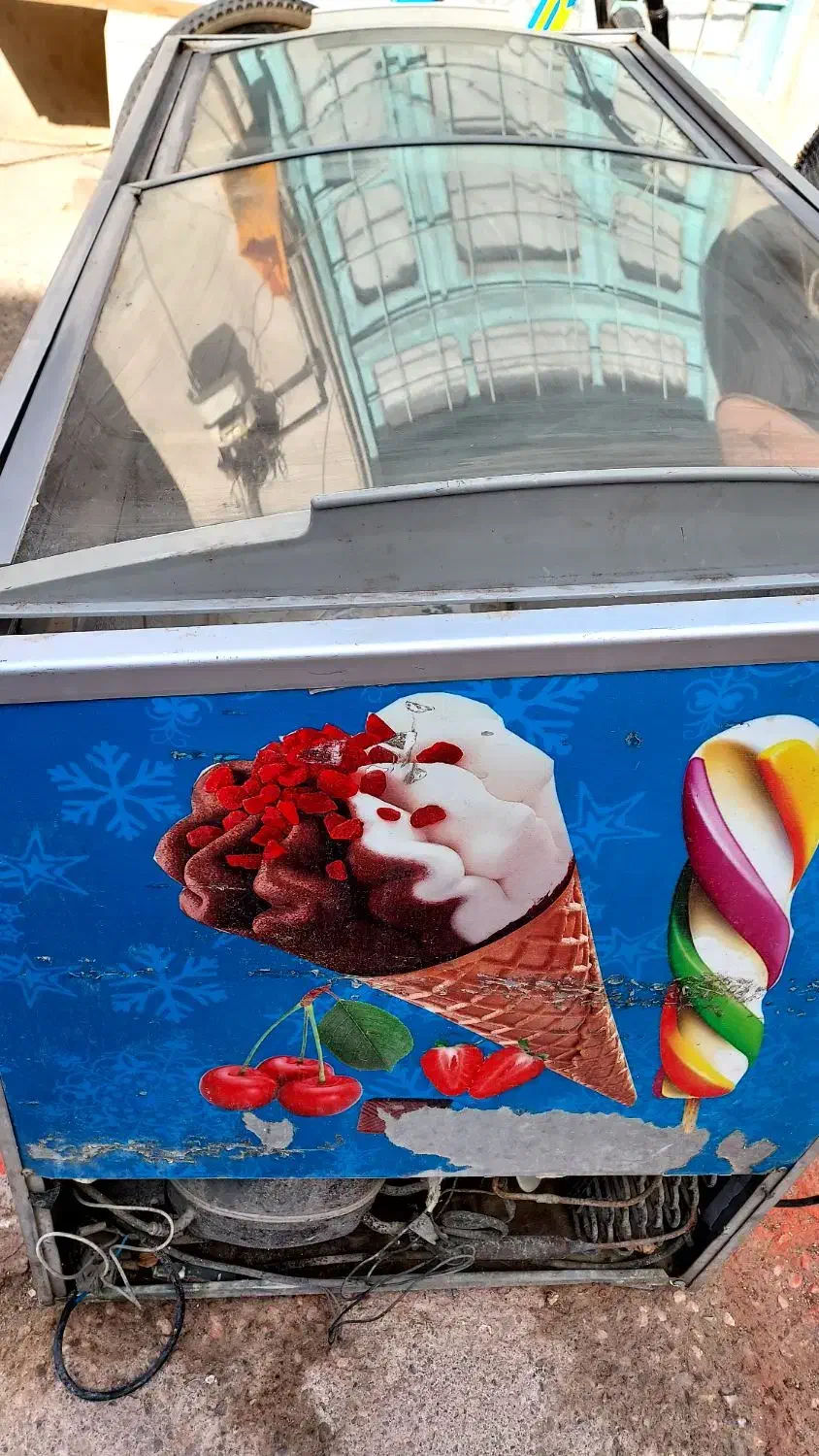 یخچال بستنی|یخچال و فریزر|شوط, |دیوار