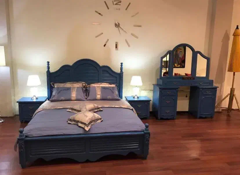 سرویس خواب ماوی کیش کد3099|تخت و سرویس خواب|کیش, |دیوار