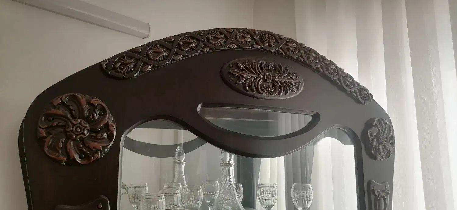 بوفه|بوفه، ویترین، کنسول|بابل, |دیوار