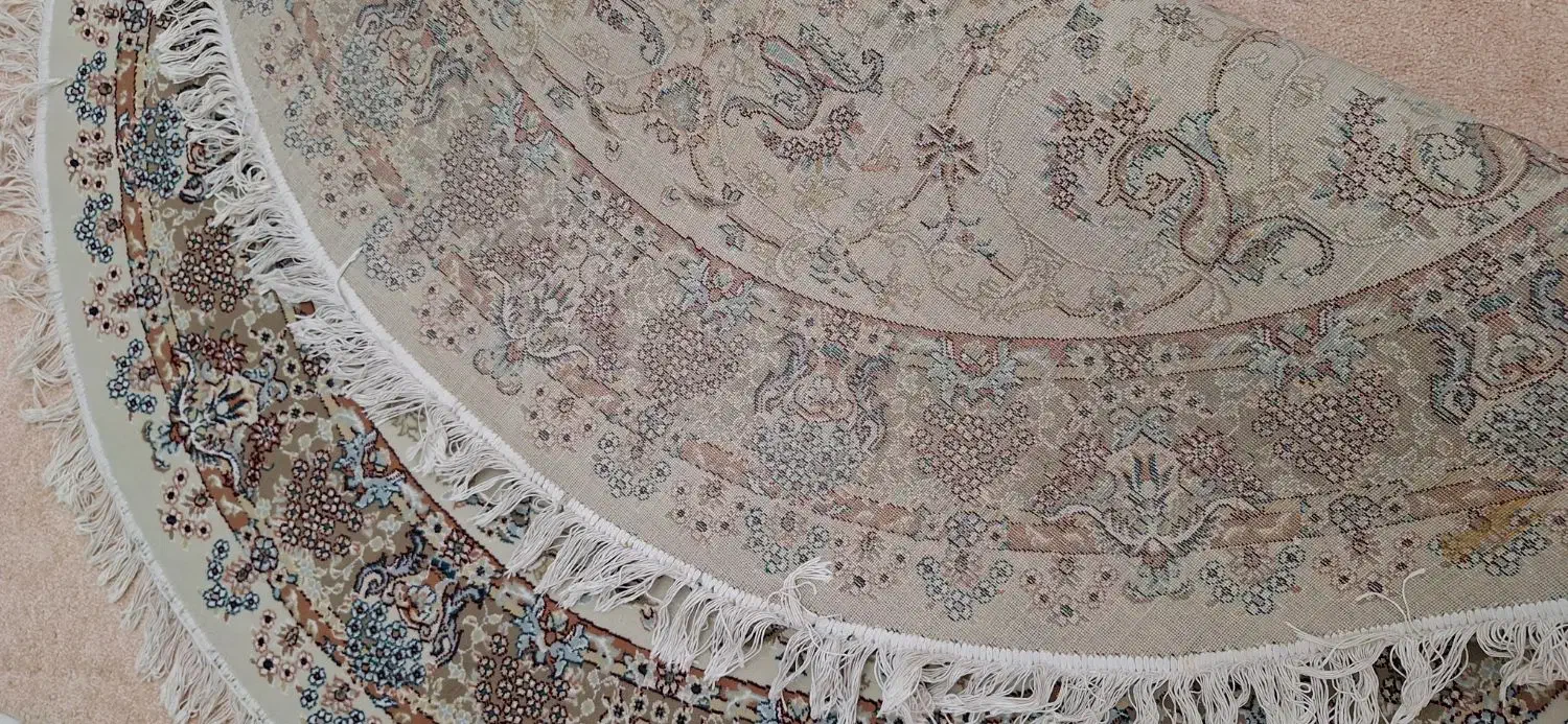 فرش ماشینی گرد|فرش|تبریز, |دیوار