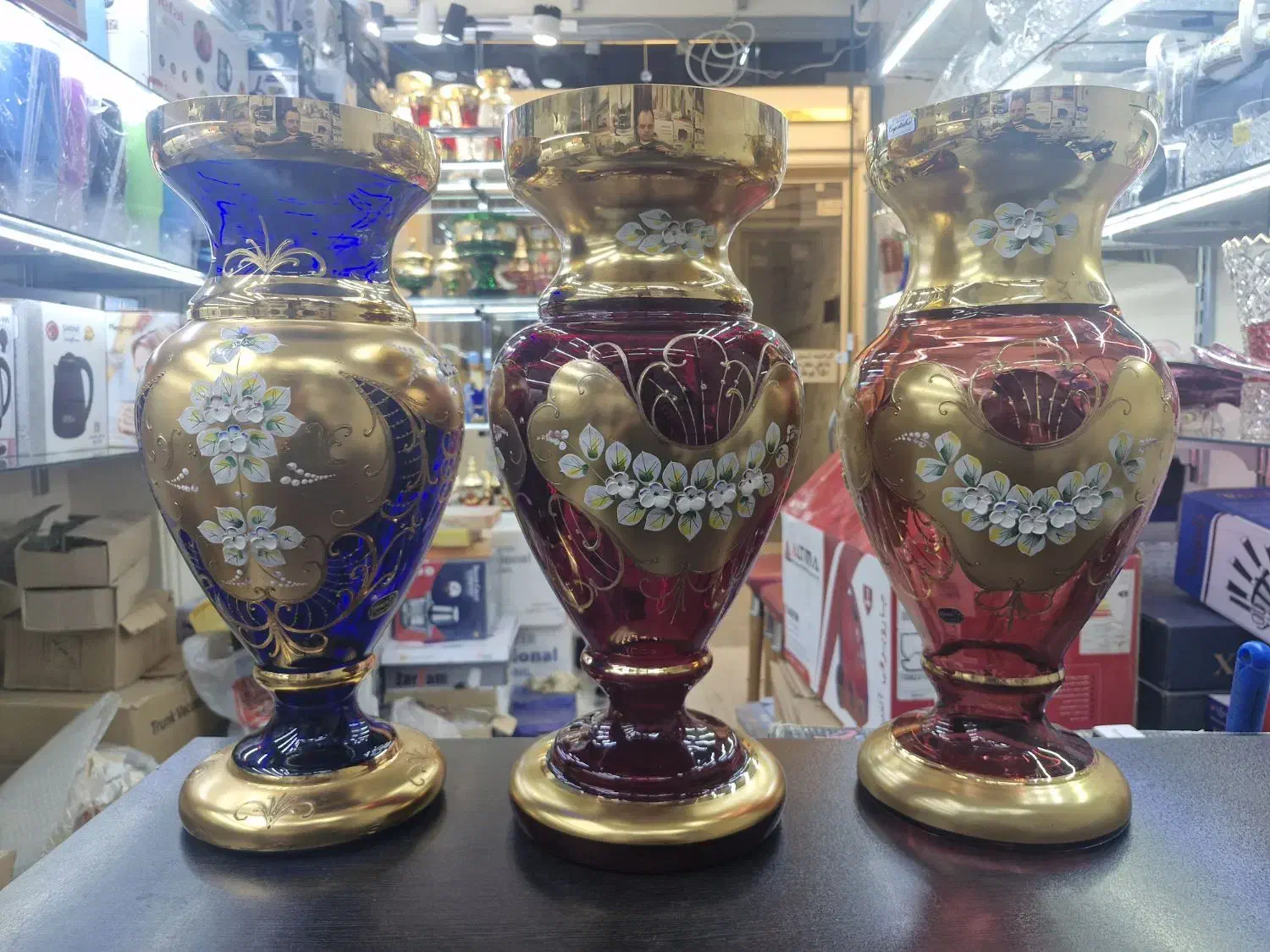 گلدان اگرمن کریستال اصل چک|صنایع دستی و سایر لوازم تزئینی|تبریز, |دیوار