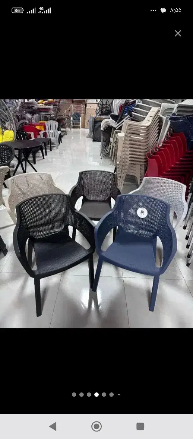 صندلی باغی ویلایی پلاستیکی مدل شیوانا کد ۴۷۴|میز و صندلی غذاخوری|تهران, توحید|دیوار