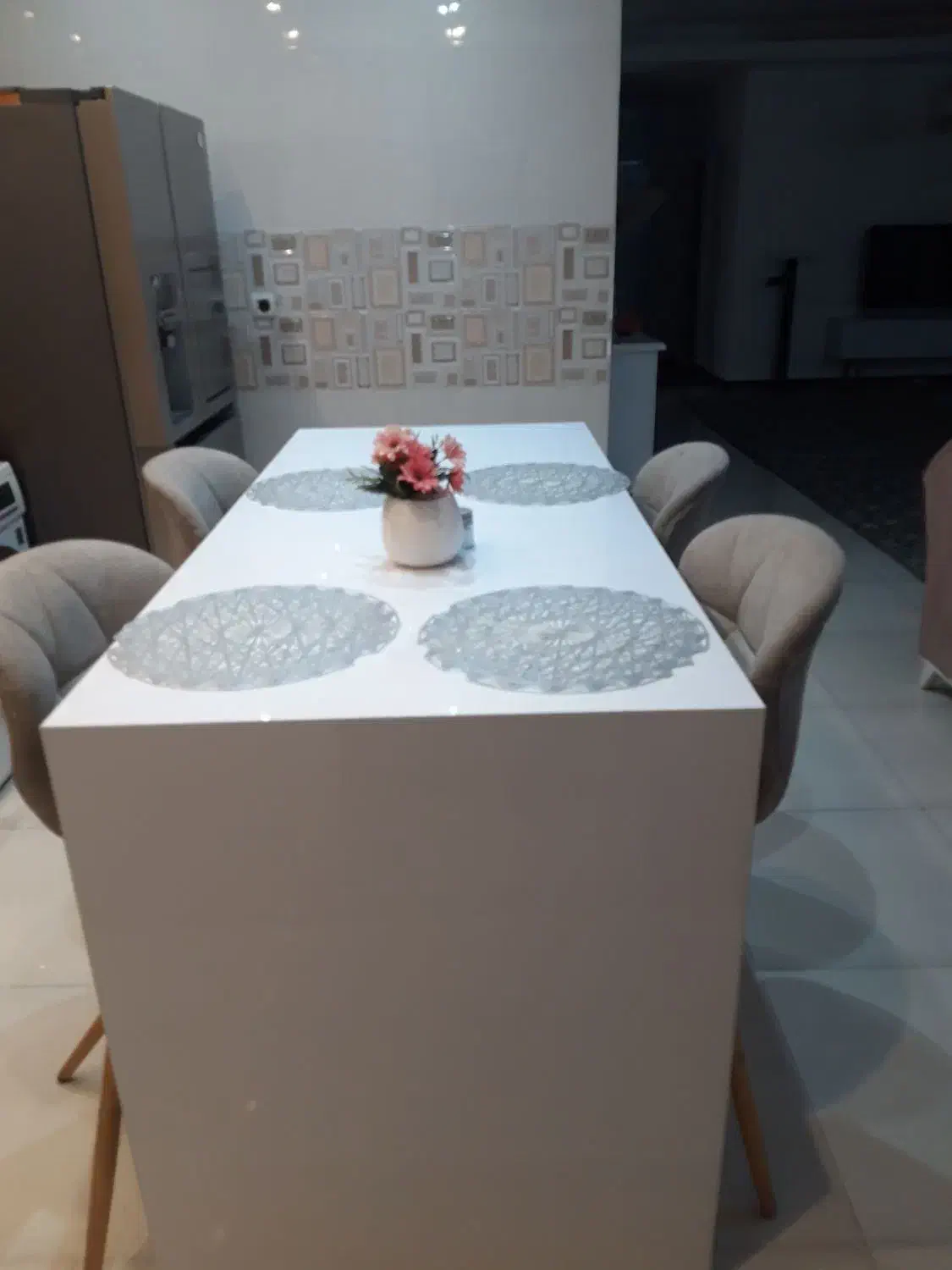 جزیره غذا خوری|میز و صندلی غذاخوری|زنجان, |دیوار