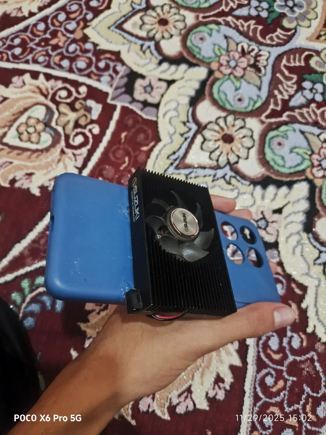 فن گیمینگ برای بازی مناسب گوشی poco x6 pro|لوازم جانبی موبایل و تبلت|فیروزآباد (فارس), |دیوار