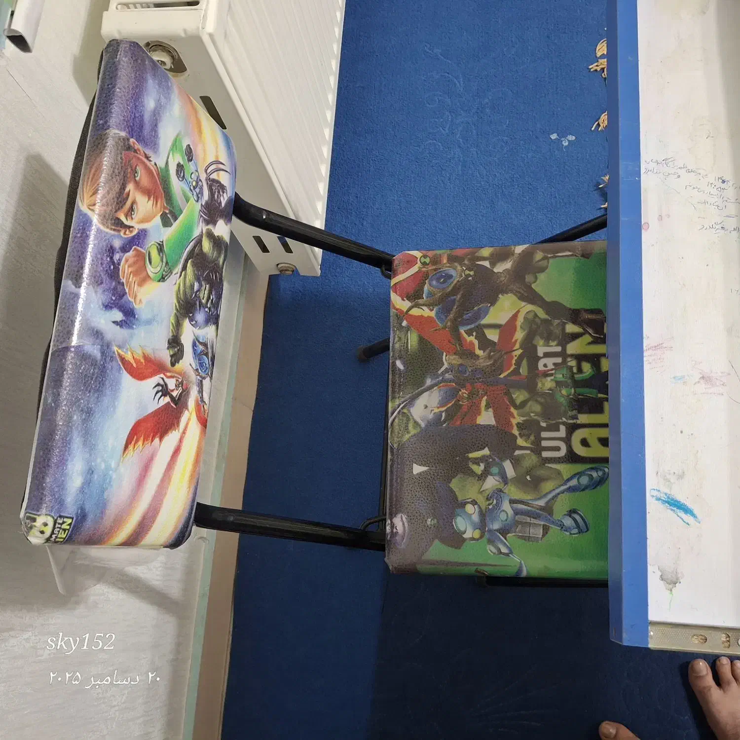 میز تحریر تاشو  همراه صندلی تاشو در حد نو|میز تحریر و کامپیوتر|ایلام, |دیوار