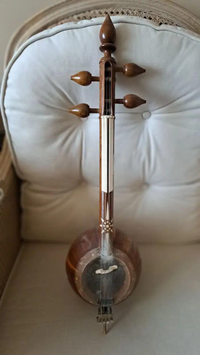 کمانچه پله ای کاسه توت استاد مراحمی|سازهای سنتی|خرمآباد, |دیوار