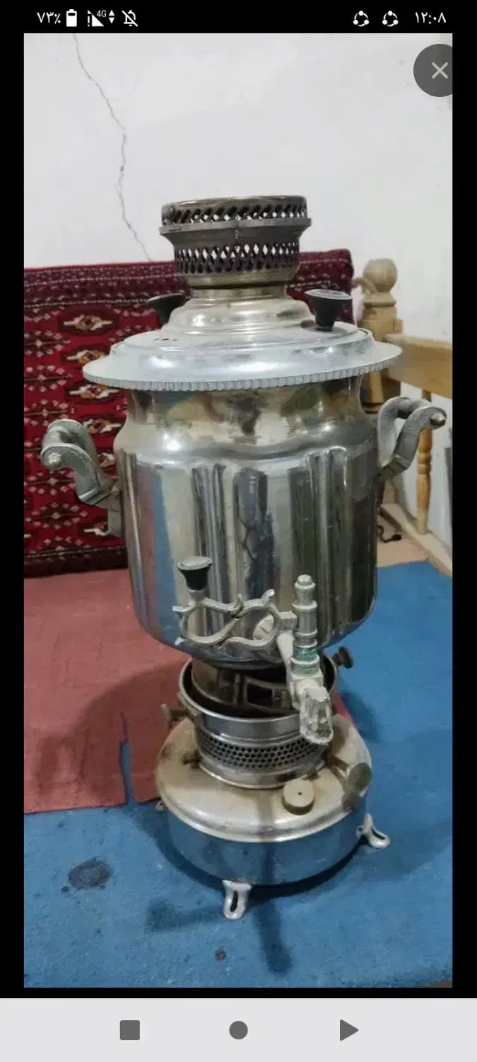سماور6لیتری  قدیمی وسالم|کلکسیون اشیاء عتیقه|سبزوار, مدرس|دیوار