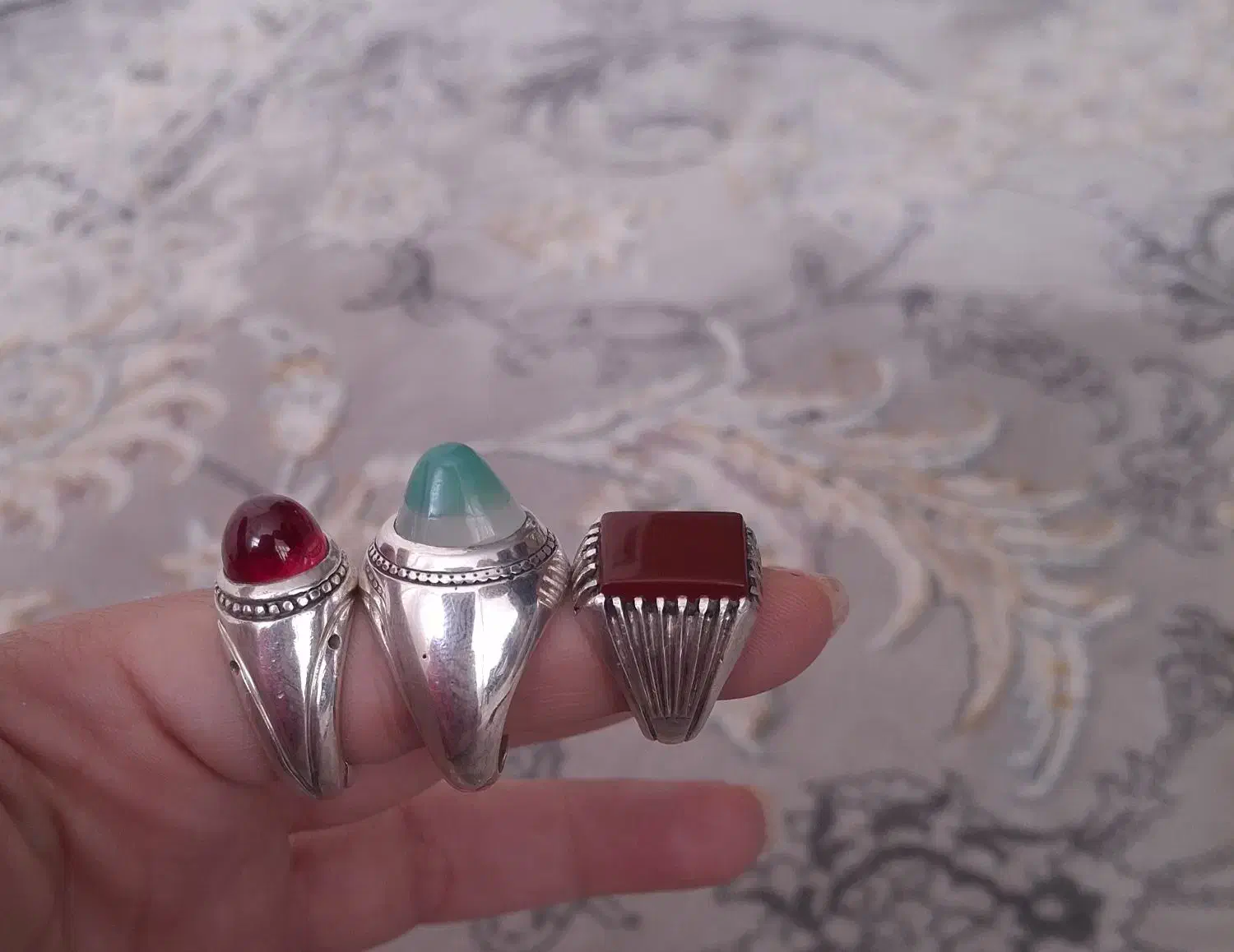 تعدادی انگشتر نقره|جواهرات|تهران, افسریه جنوبی|دیوار