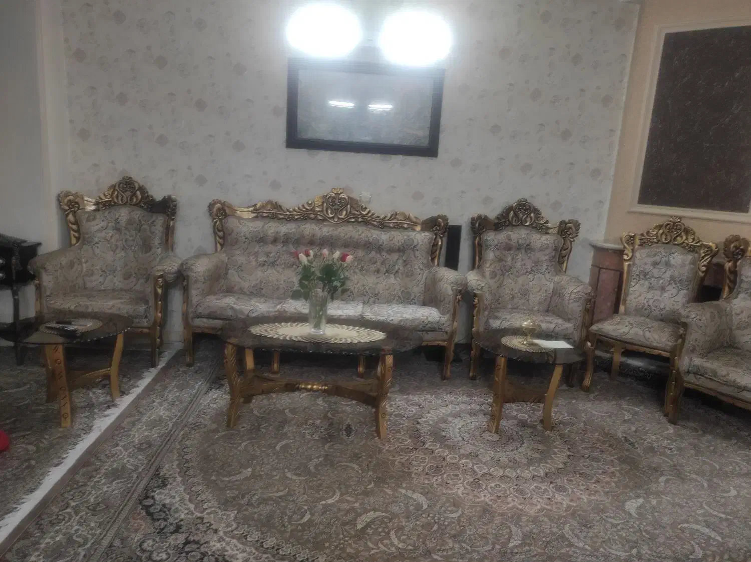 مبل سلطنتی با چوب راش|مبلمان خانگی و میز عسلی|فردیس, فردیس|دیوار