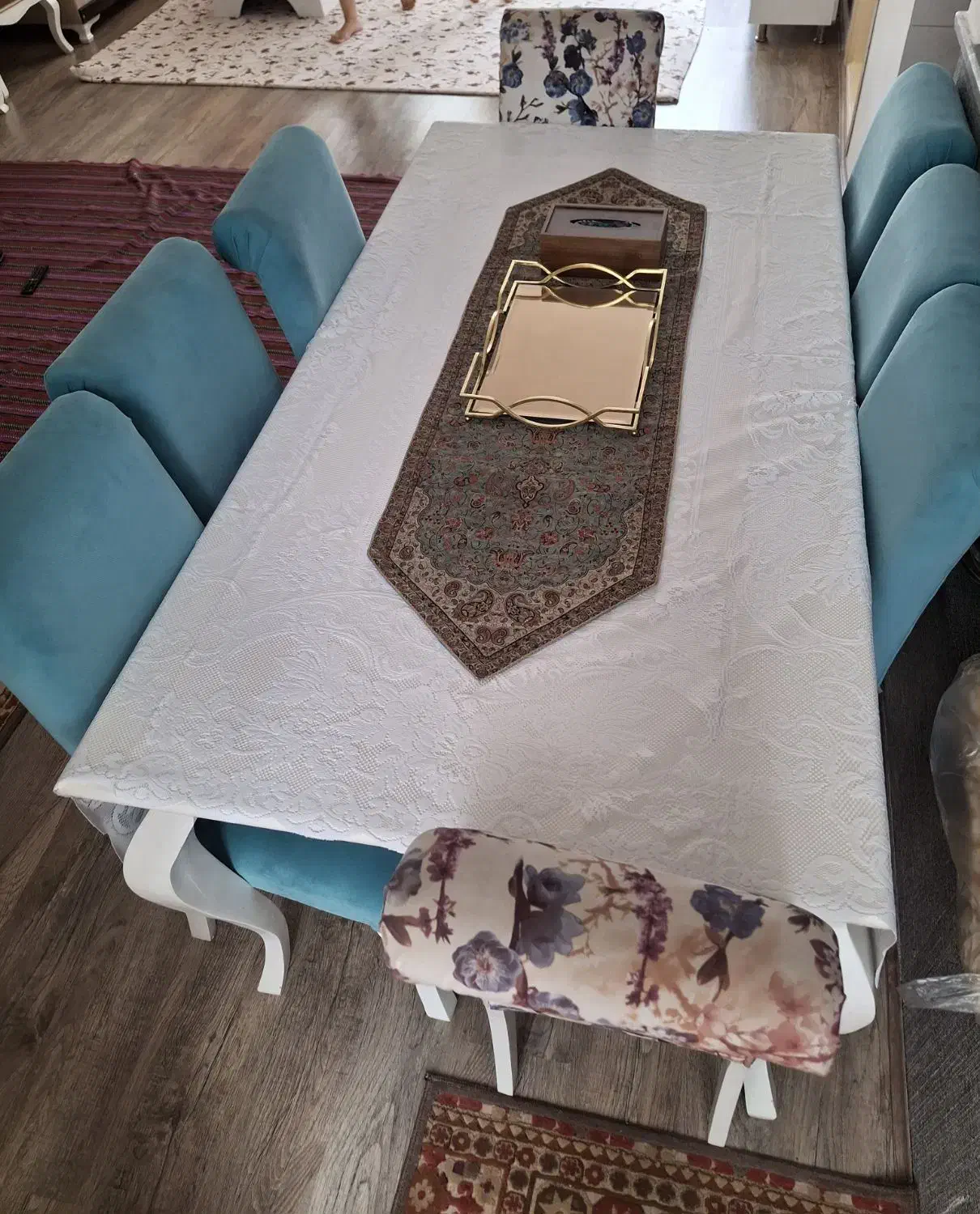 ناهار خوری د هشت نفر|میز و صندلی غذاخوری|خوی, |دیوار