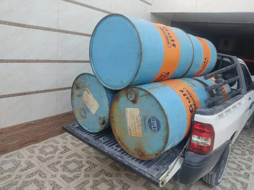 بشکه منبع مخزن درام تانکی مغزن|مصالح و تجهیزات ساختمان|بندر دیر, |دیوار